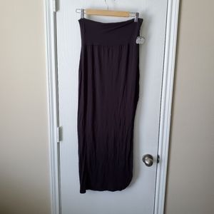 L Marie Side Slit Maxi Skirt